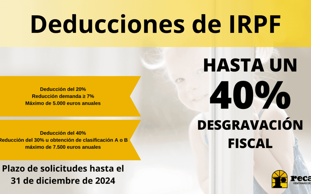 deducciones IRPF por cambio de ventanas